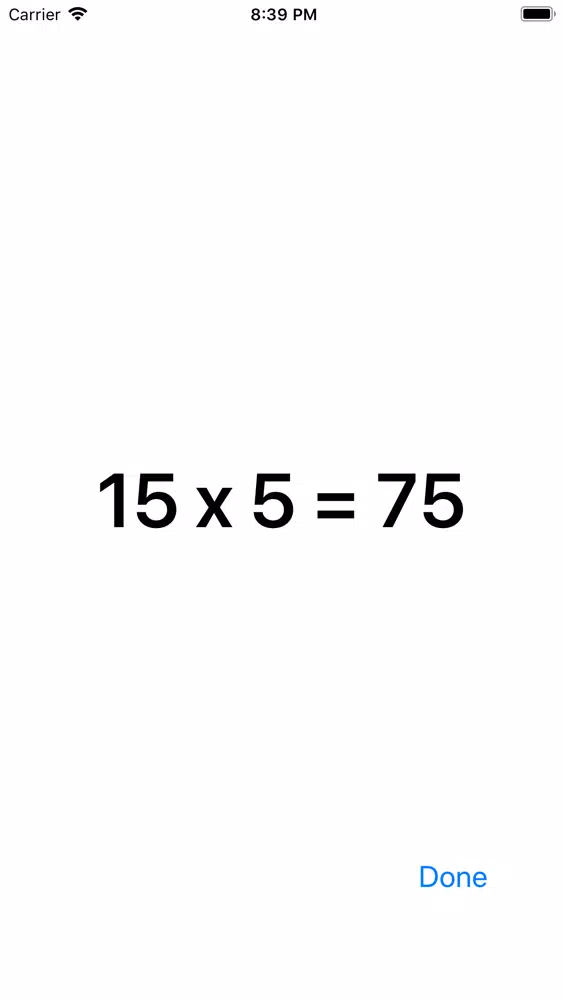 Multiplication Times Tables II スクリーンショット