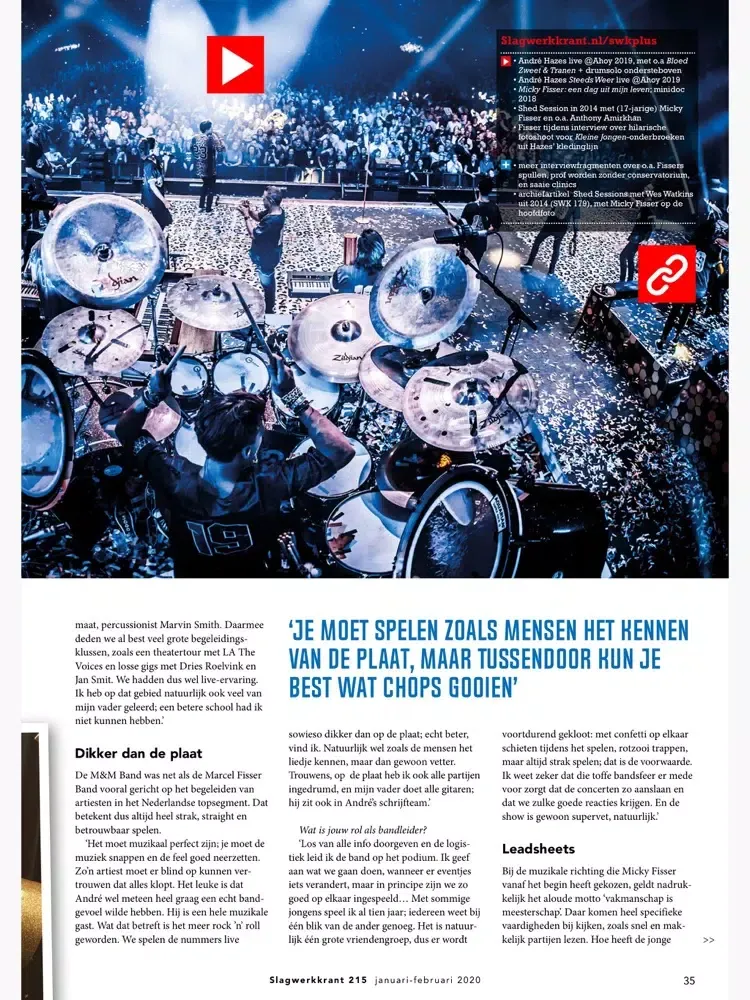 تصاویر Slagwerkkrant - onmisbaar voor drummers en percussionisten iPad 