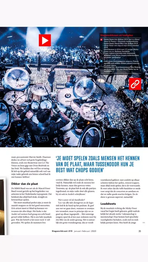 تصاویر Slagwerkkrant - onmisbaar voor drummers en percussionisten