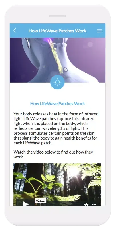 LifeWave Corporate Screenshots