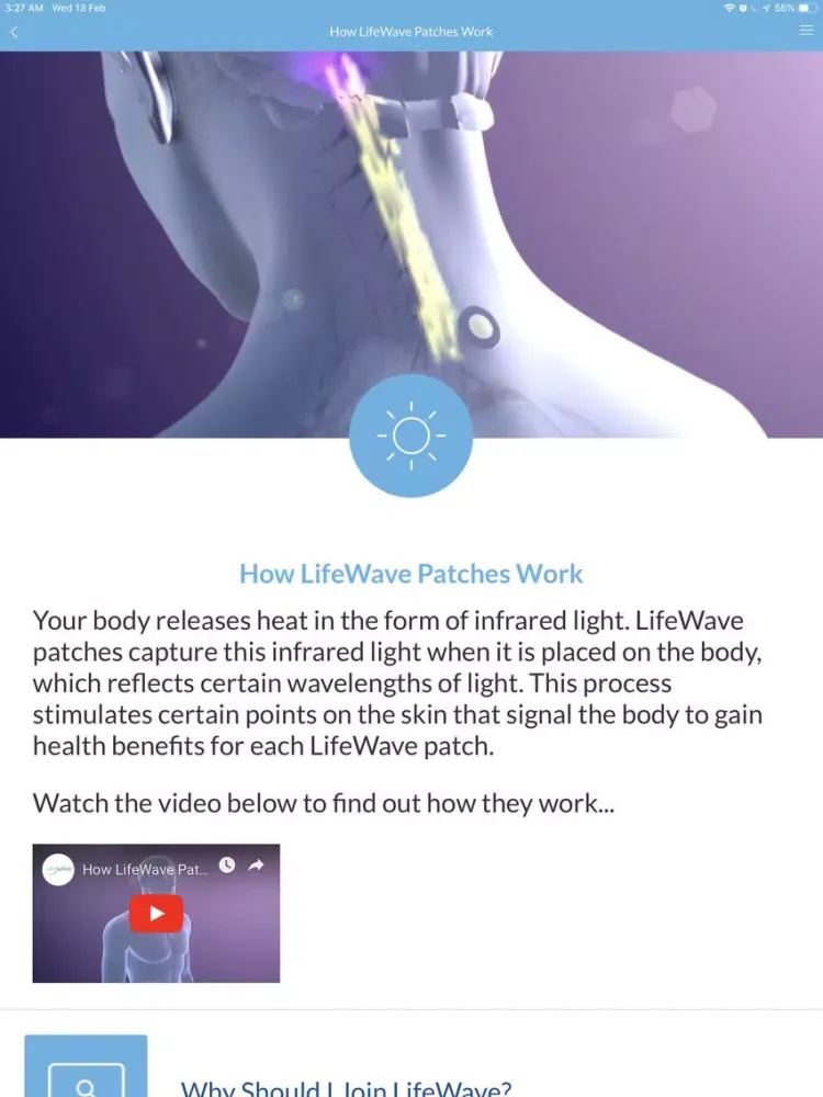 LifeWave Corporate iPad  Screenshots