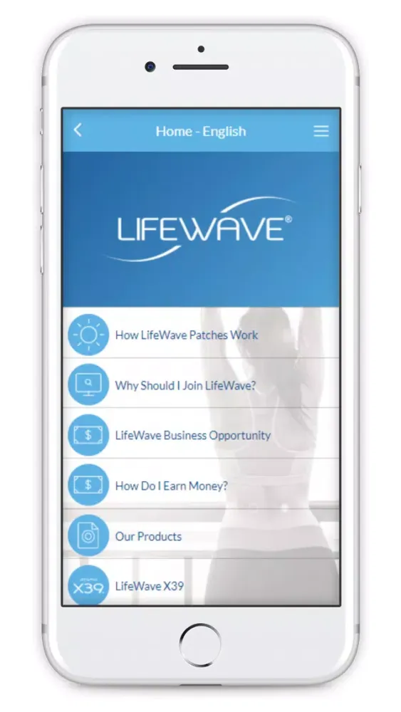 LifeWave Corporate Screenshots