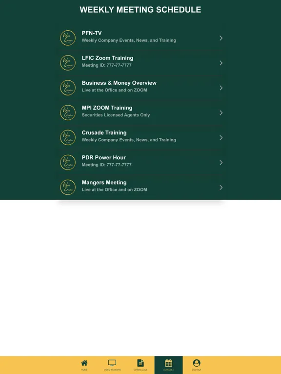 Wealth Creators iPad 應用截圖