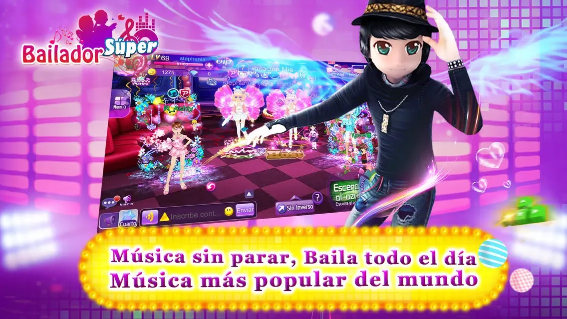 Ảnh chụp màn hình của Bailarín Súper