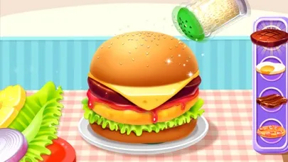 Tangkapan layar Happy Burger Master