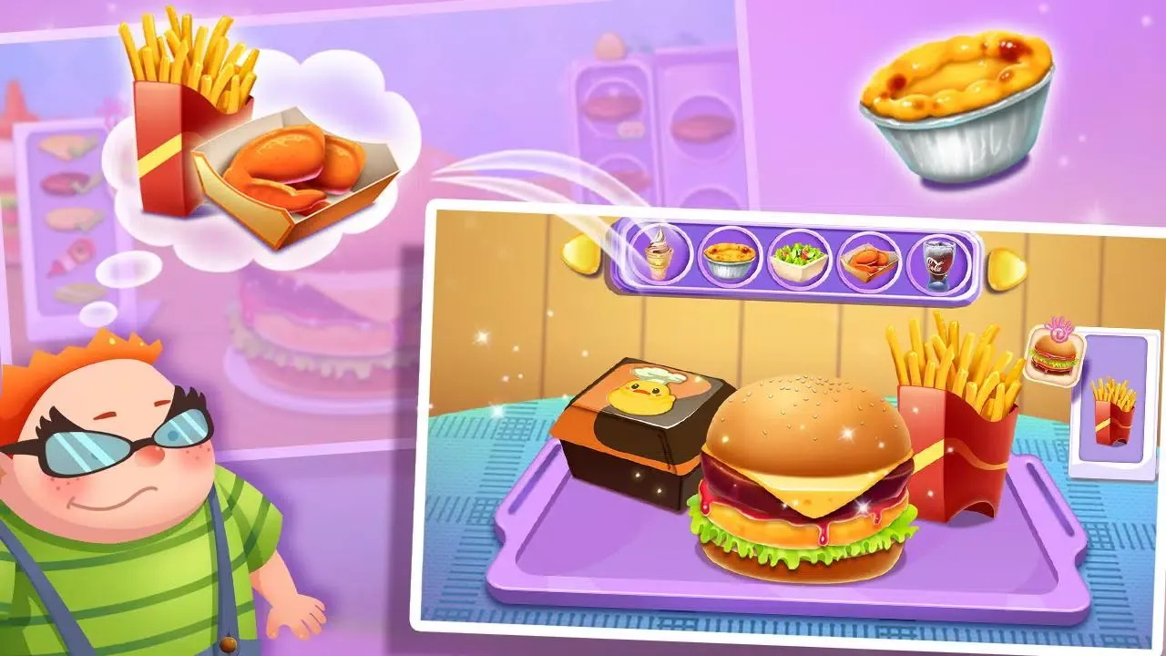 Yummy Hamburger Cooking Game Screenshots