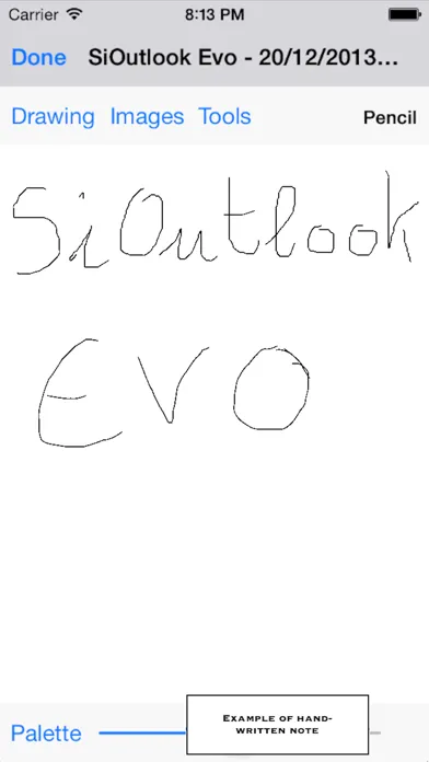Capturas de tela do SiOutlook Evo