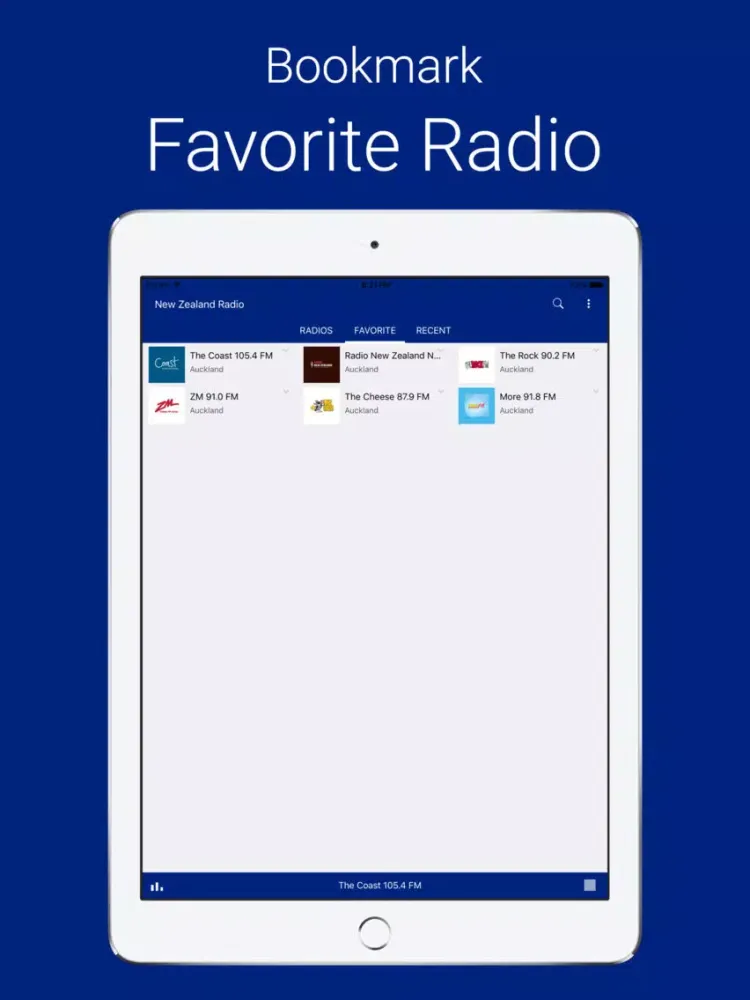 New Zealand Live Radio iPad 应用截图