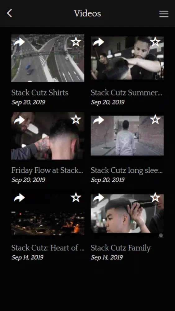 Ảnh chụp màn hình của Stack Cutz Barbershop