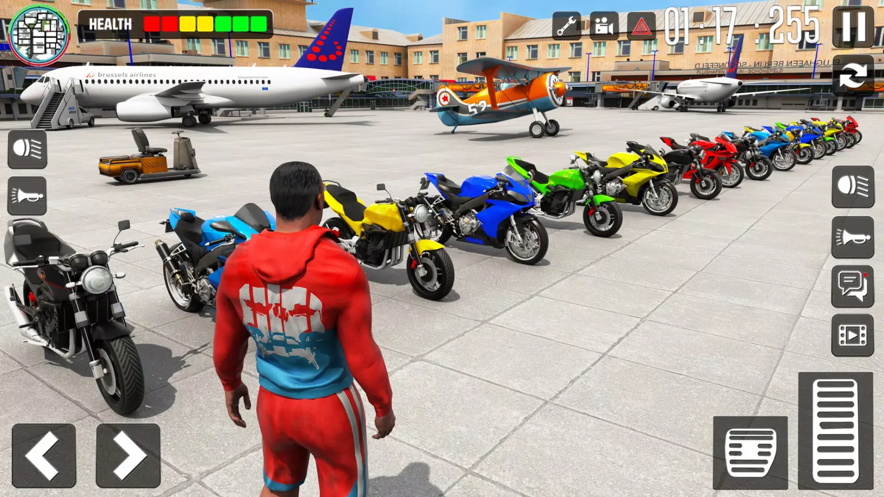 Indian Bikes Driving Games 3D Ekran Görüntüleri