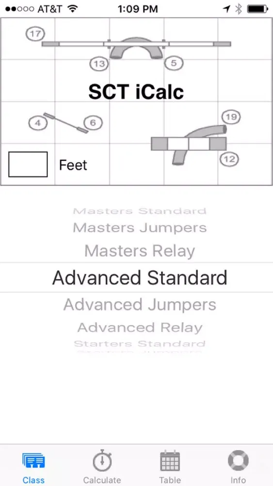 Zrzuty ekranu Dog Agility SCT iCalculator