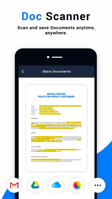 Doc Scanner- PDF Document Scan स्क्रीनशॉट