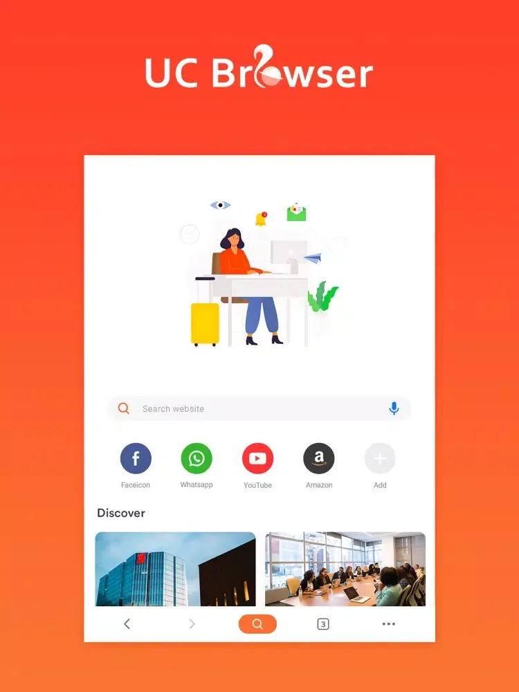 Tangkapan layar New U Browser - Fast & Secure iPad 