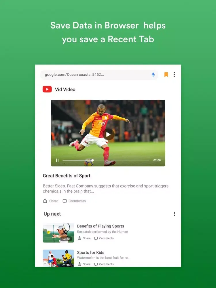 Tangkapan layar New U Browser - Fast & Secure iPad 