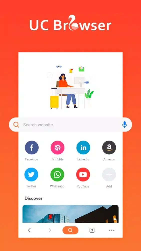 Tangkapan layar New U Browser - Fast & Secure