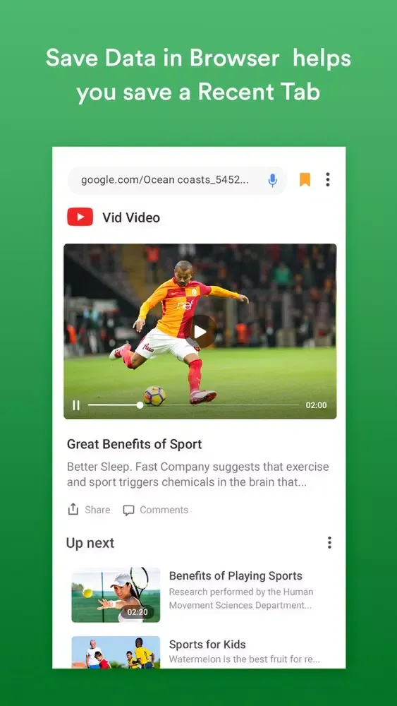 Tangkapan layar New U Browser - Fast & Secure