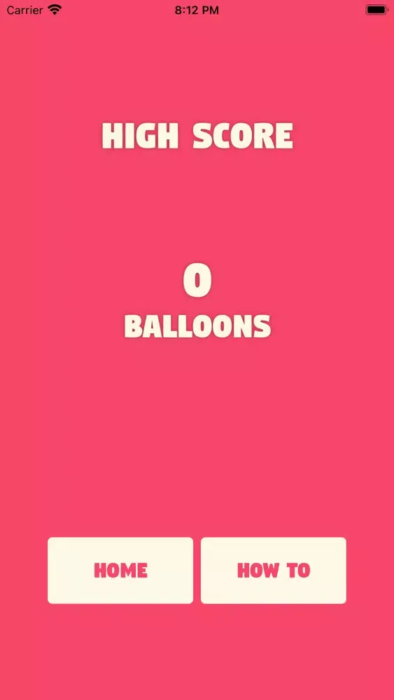Tangkapan skrin Pump My Balloon