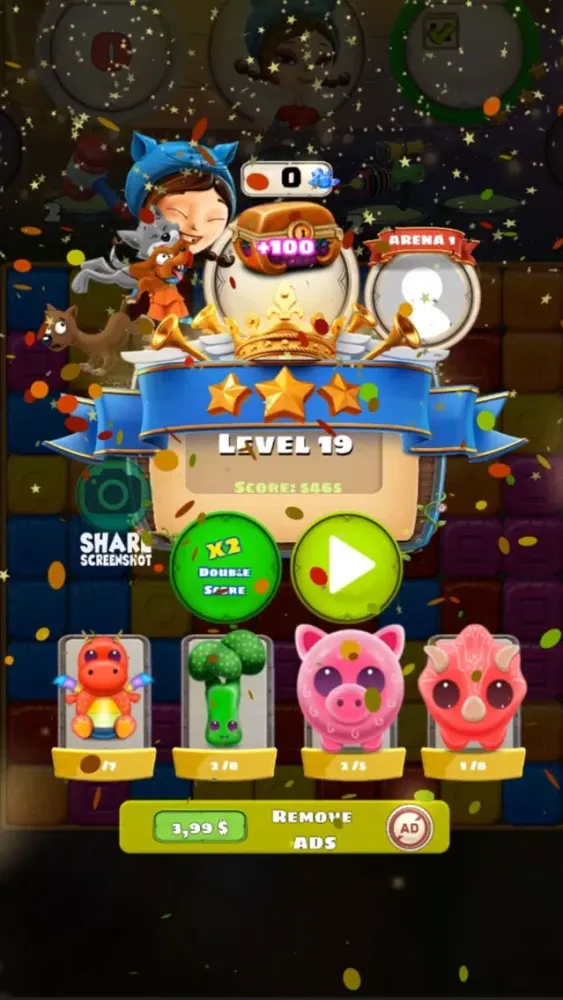 Captures d'écran de Magic Blast Arena