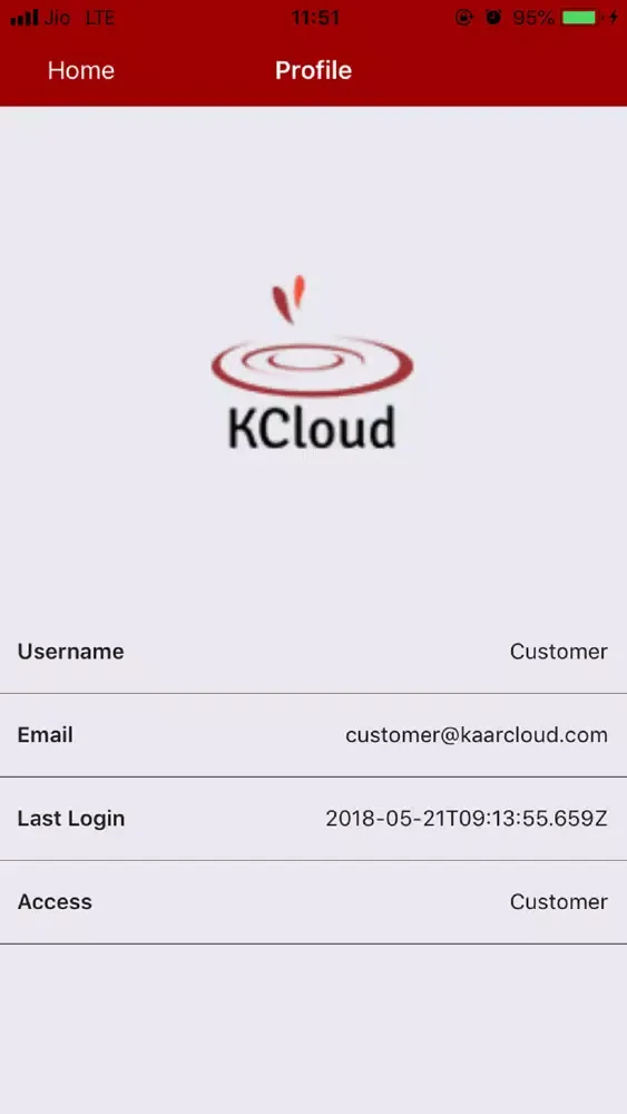KCloud स्क्रीनशॉट