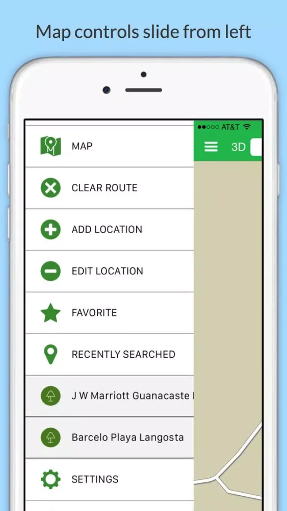 Captures d'écran de Costa Rica GPS Map