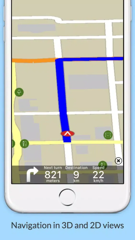 Captures d'écran de Costa Rica GPS Map