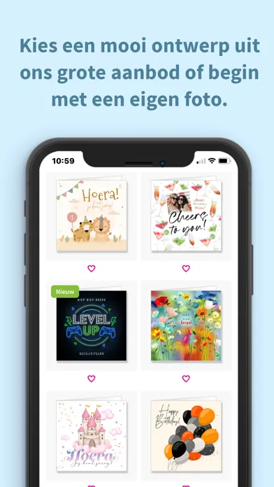 Ảnh chụp màn hình của Kaartje2go - Kaart sturen