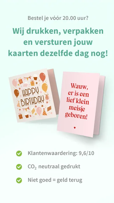 Ảnh chụp màn hình của Kaartje2go - Kaart sturen