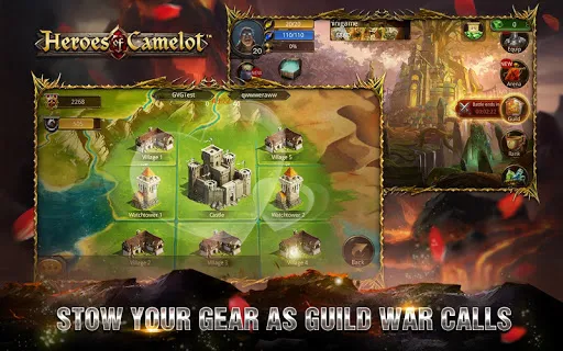 ภาพหน้าจอของ Heroes of Camelot