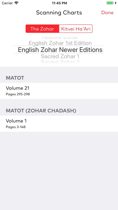 Tangkapan layar Kabbalistic Calendar