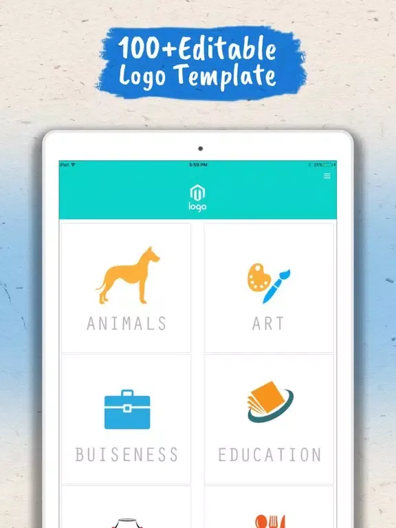 Logo Maker - Logo Creator . iPad  Screenshots