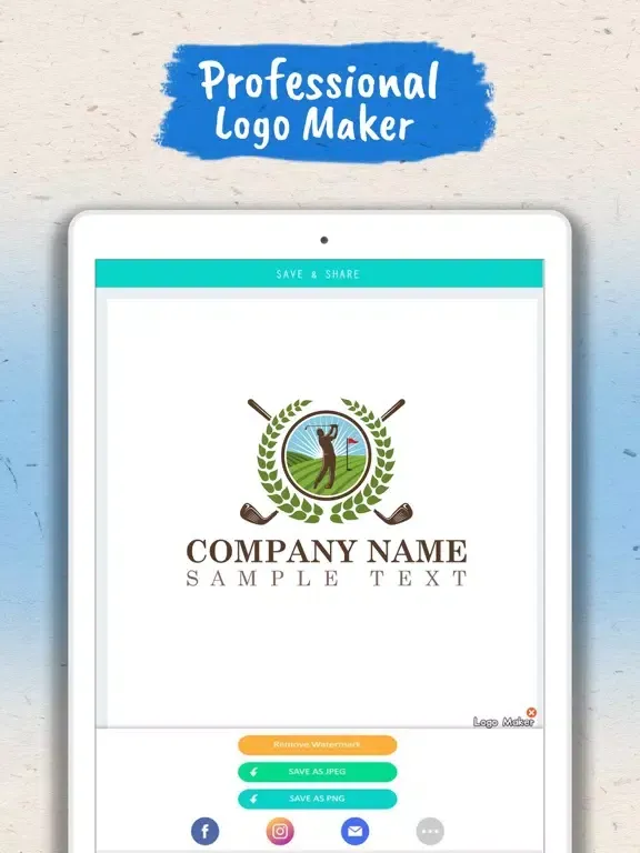 Logo Maker - Logo Creator . iPad  Screenshots