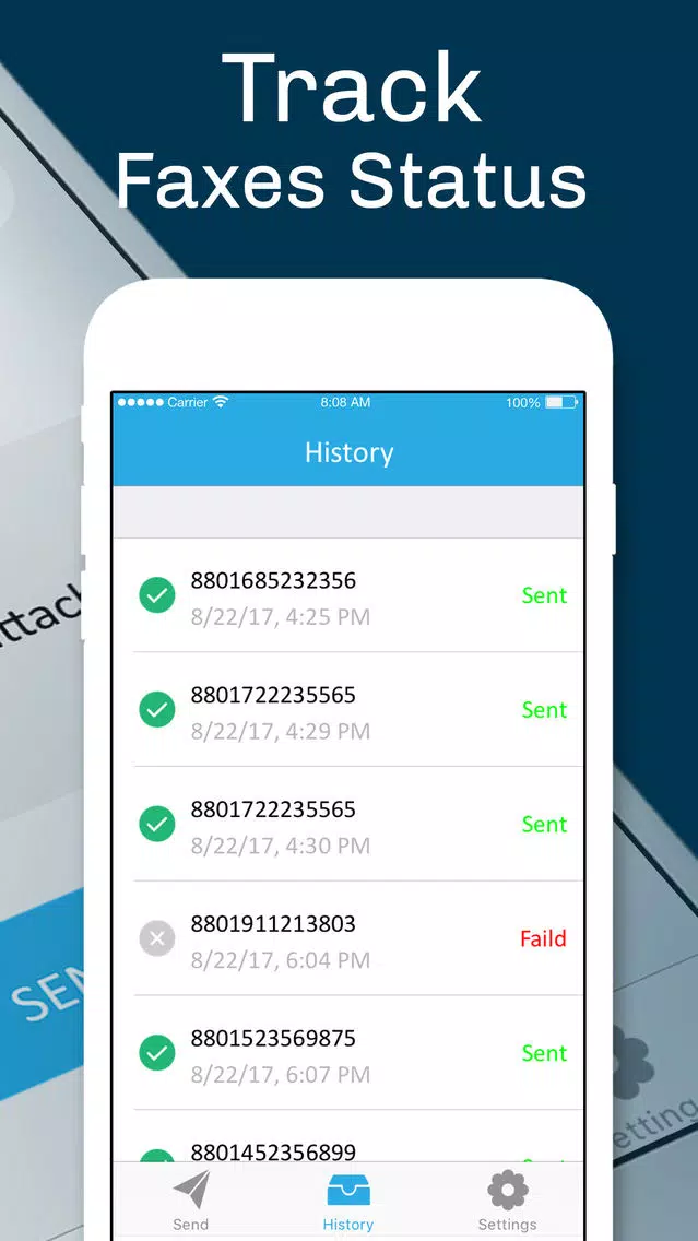Fax from iPhone - Fax App Screenshots