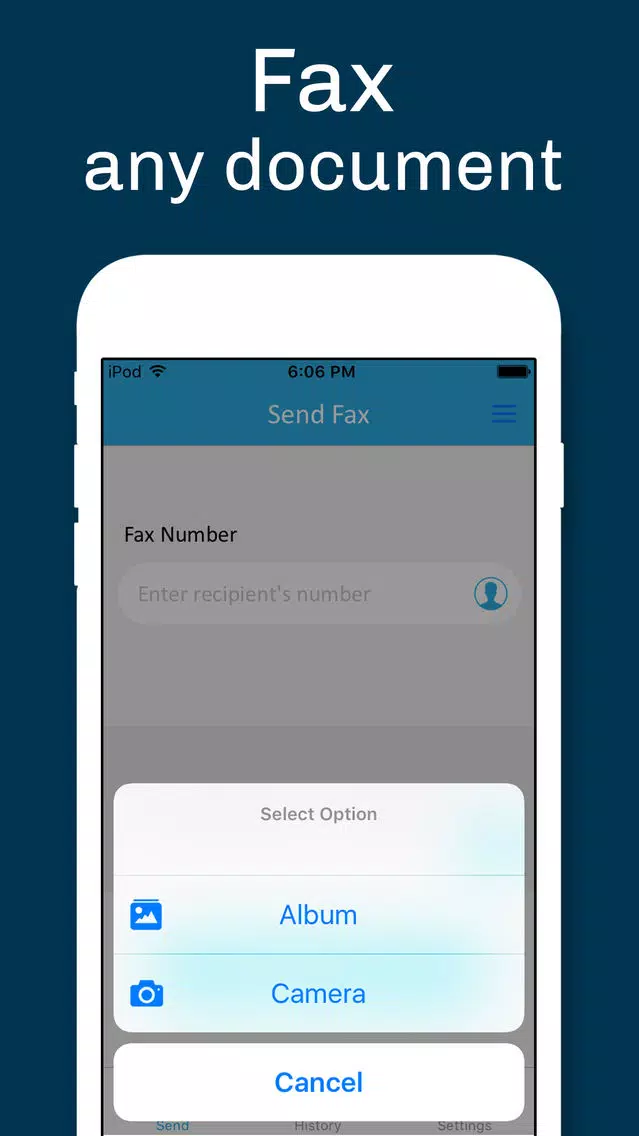 Fax from iPhone - Fax App Screenshots