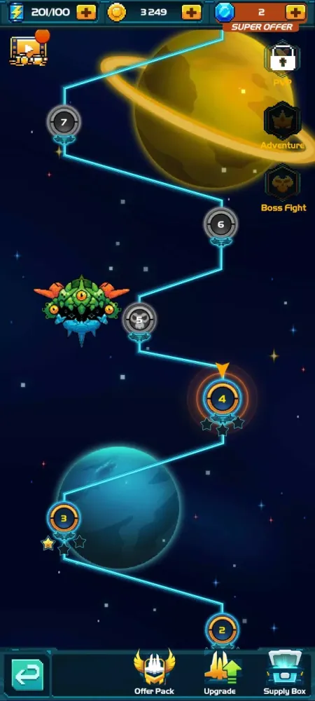 Capturas de pantalla de Space Force Saga