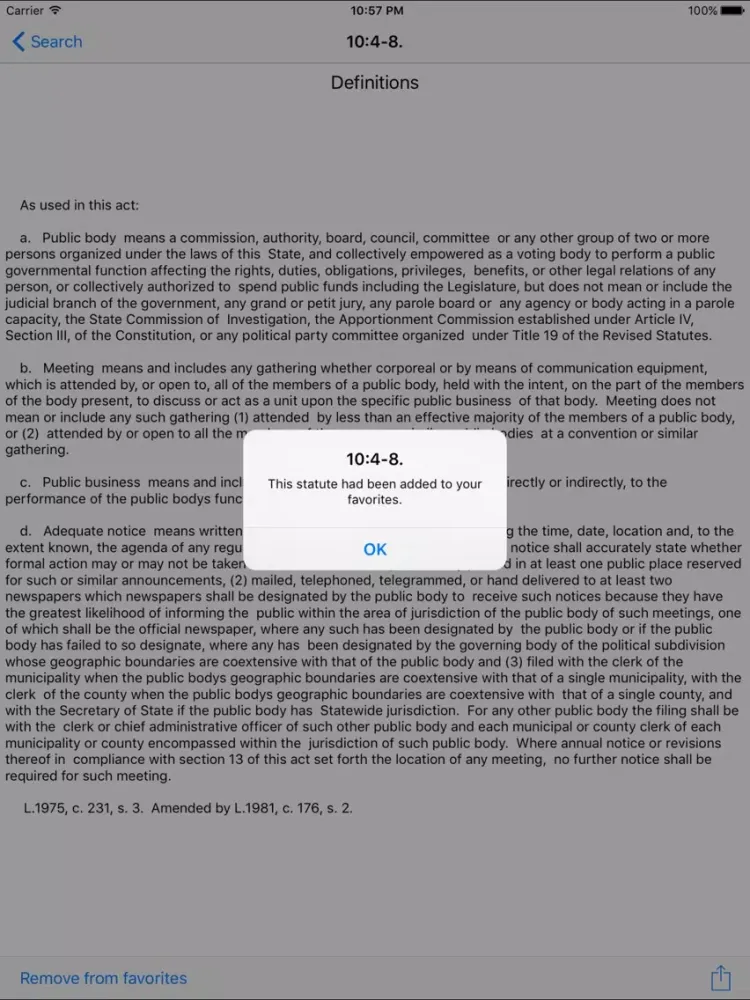تصاویر NJLaw - Title10 - Civil Rights iPad 