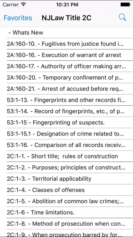 Tangkapan layar NJLaw - Title 2C - Criminal Law