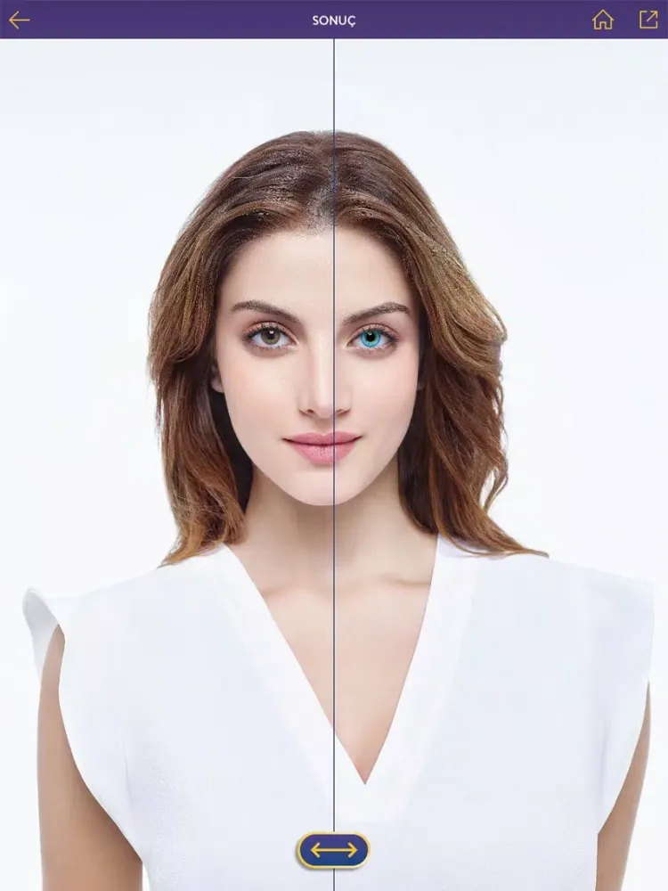 ภาพหน้าจอของ Renkli Lens iPad 