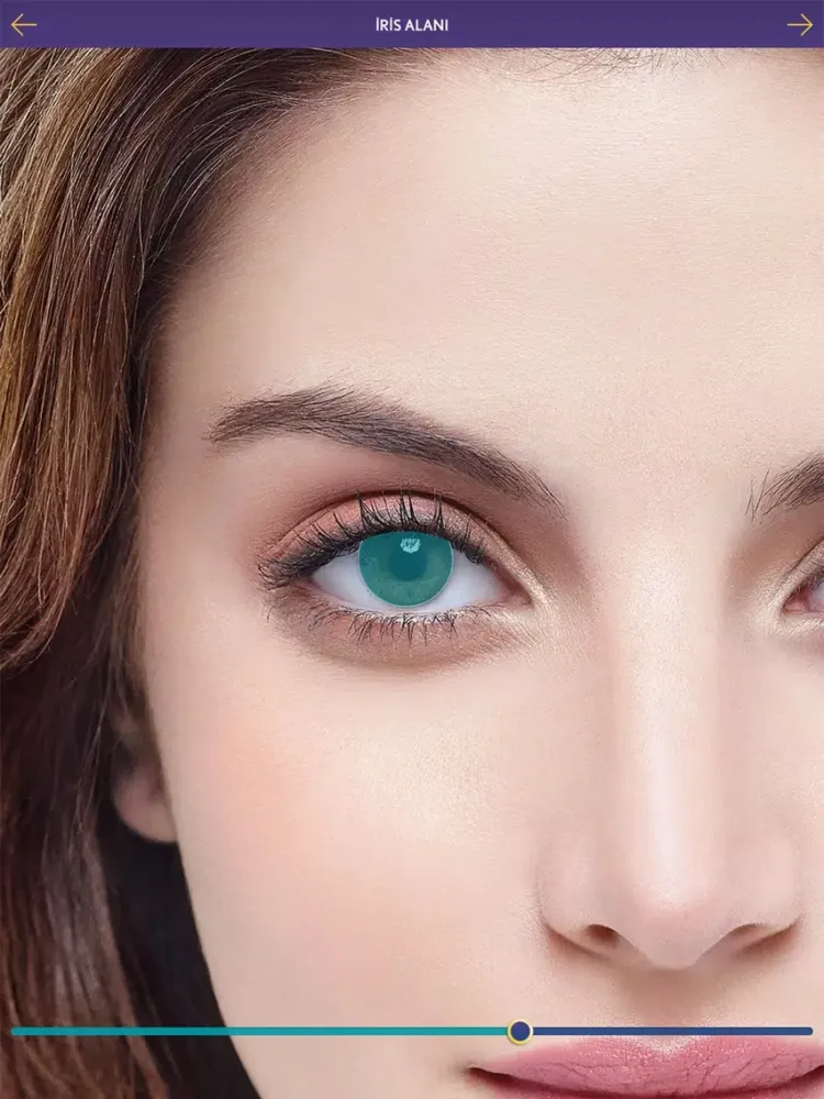 ภาพหน้าจอของ Renkli Lens iPad 