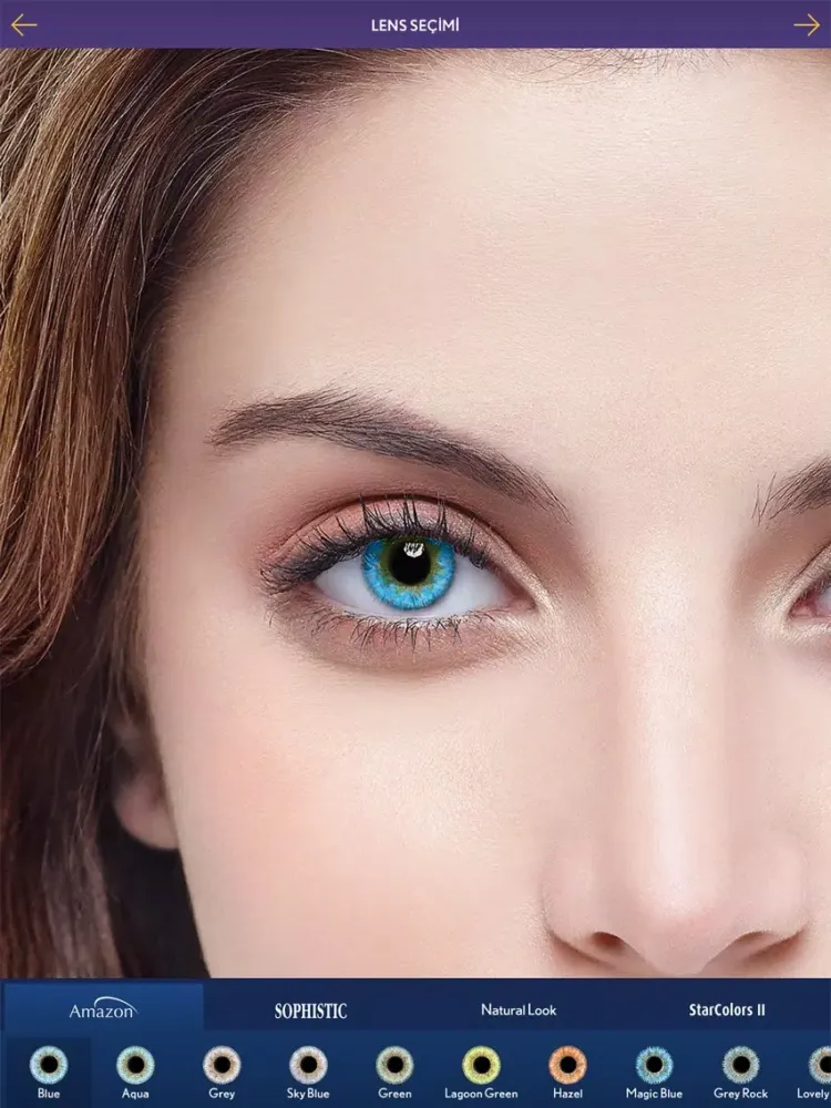 ภาพหน้าจอของ Renkli Lens iPad 