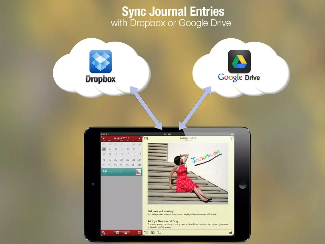 Journaling iPad  Ekran Görüntüleri