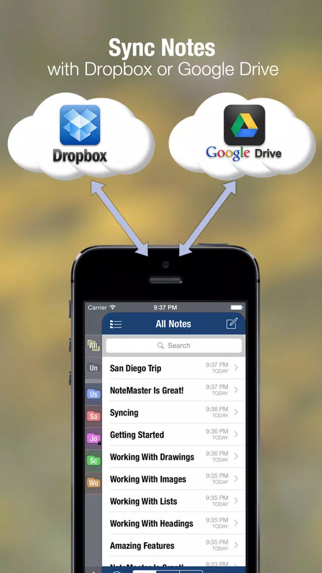 NoteMaster Lite Screenshots