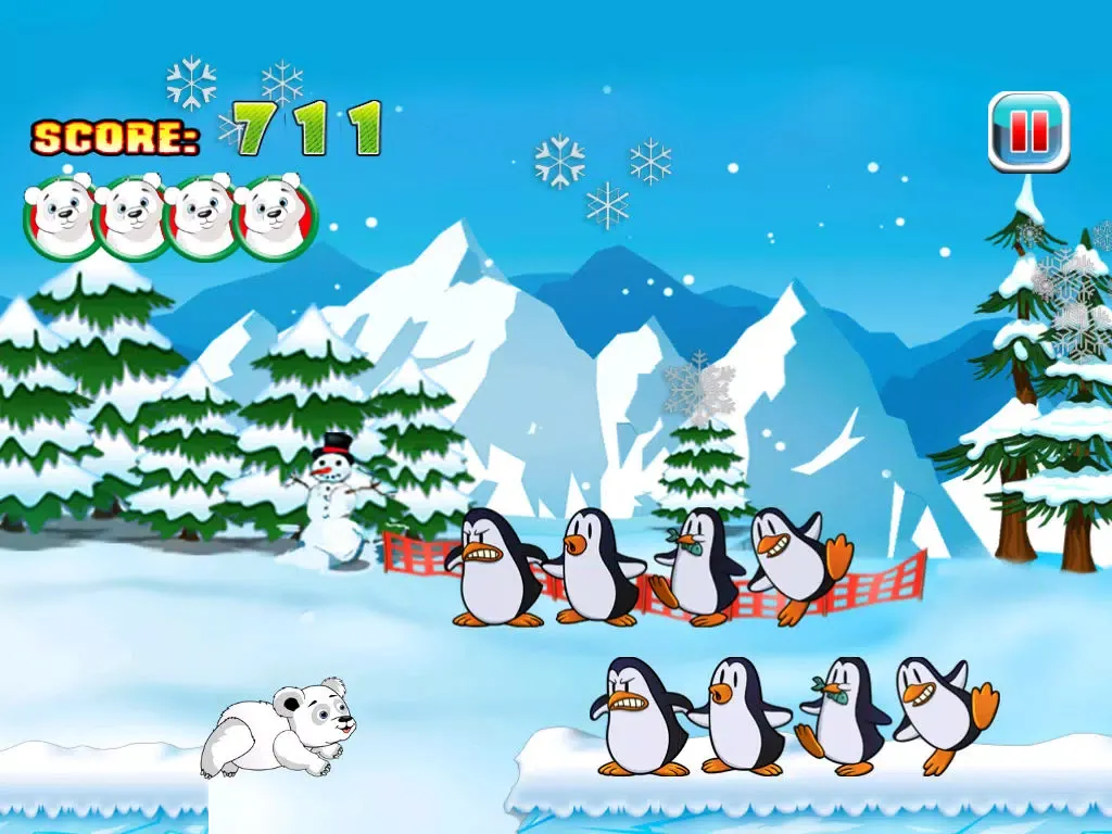 Zrzuty ekranu Arctic Candy Battle : Baby Polar Bears VS Penguin iPad 