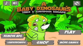 A Baby Dinosaur's T-Rex and Caveman Escape Screenshots