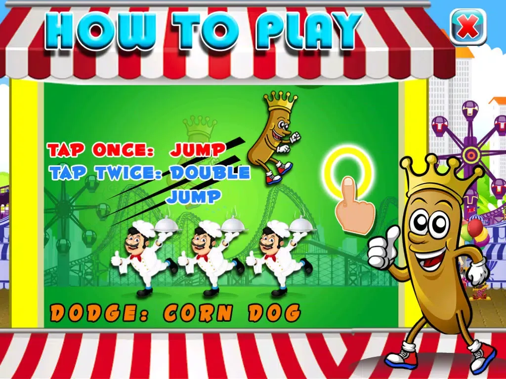 Corn Dog Run : King's Fair Food Court Maker's Escape iPad  Ekran Görüntüleri