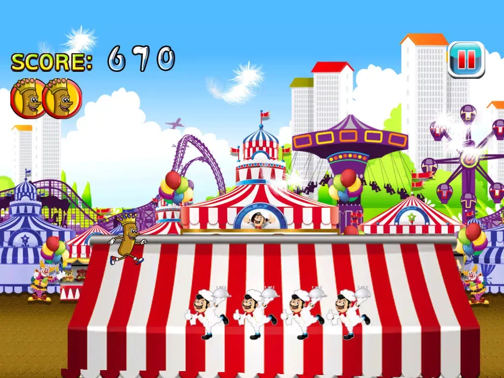 Corn Dog Run : King's Fair Food Court Maker's Escape iPad  Ekran Görüntüleri