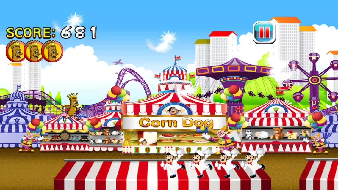 Corn Dog Run : King's Fair Food Court Maker's Escape Ekran Görüntüleri