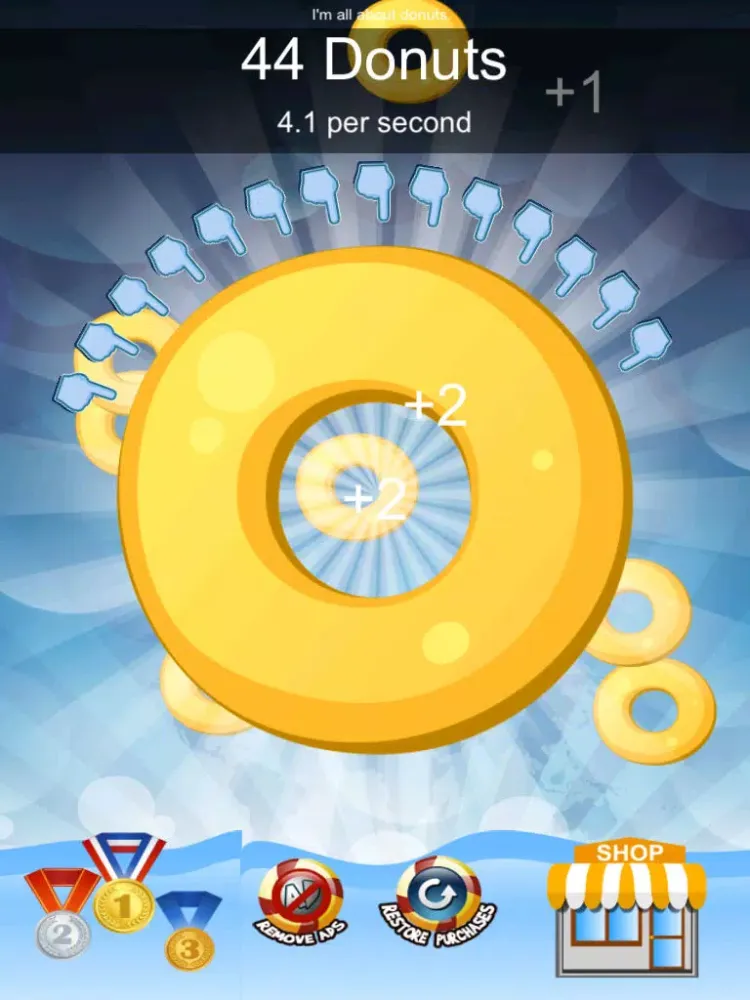 Donut Clickers: Pop Cake Donuts iPad  স্ক্রিনশট