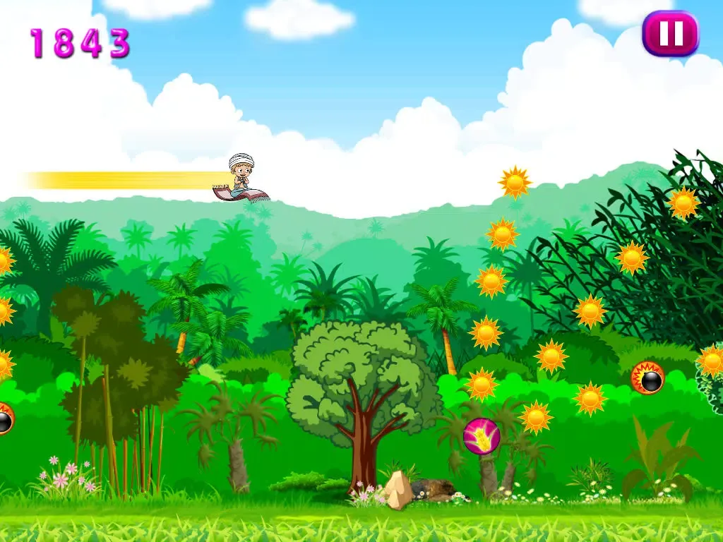 Ảnh chụp màn hình của Aladdin's Magic Carpet Ride iPad 
