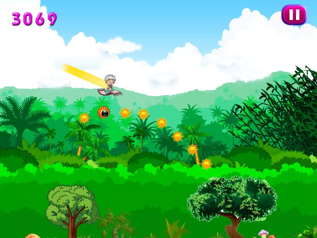 Ảnh chụp màn hình của Aladdin's Magic Carpet Ride iPad 