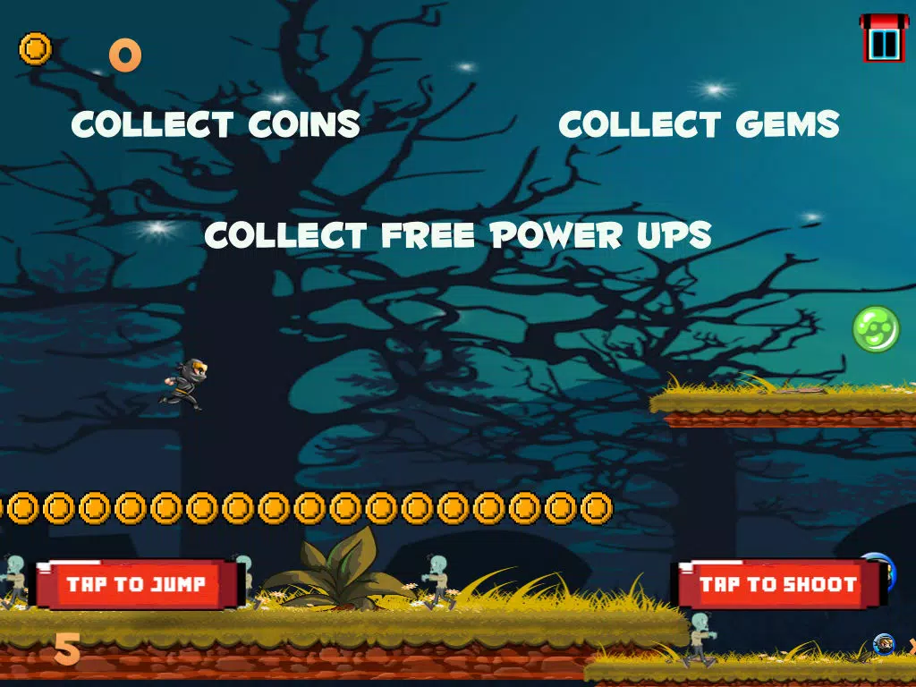 Ninjas Vs Zombies Great Little Ninja War iPad  سکرین شاٹس